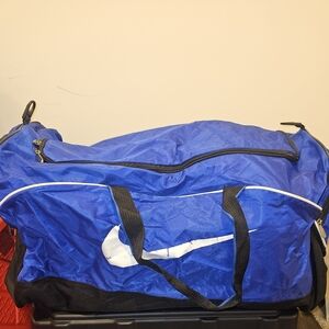Nike Blue Sports Duffel Bag